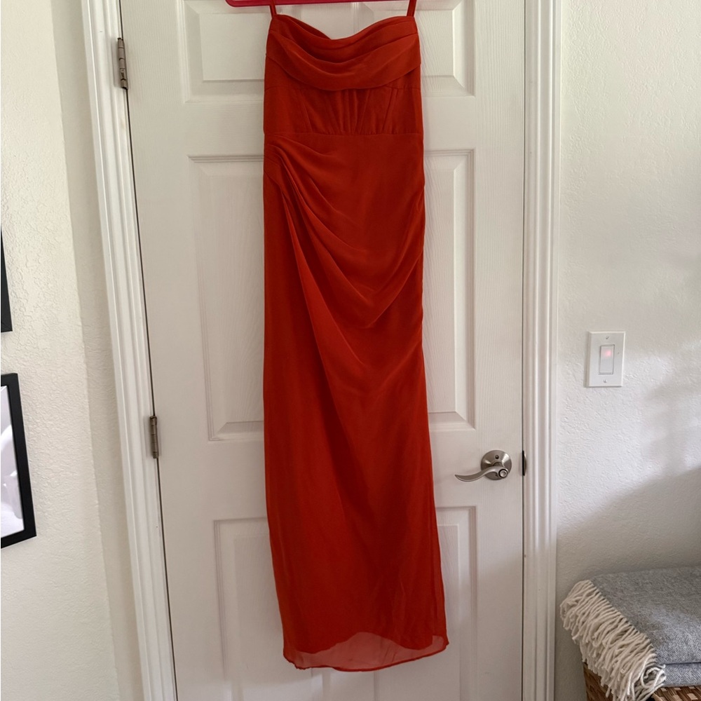 Azazie Vibrant Orange Dress